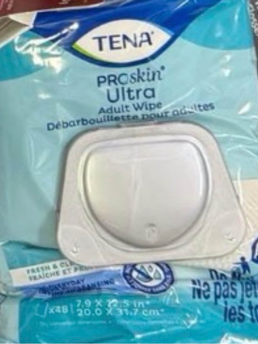 Tena Pro Skin Ultra Adult Wipes - Picture 3 of 3